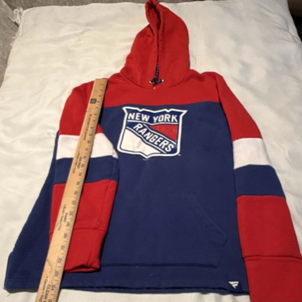 Fanatics New York Rangers Lundqvist #30 Women’s S Hoodie Blue/Red/White